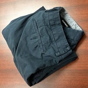 BONOBOS Slim Fit Chinos Manteco Pants Mens 35x32 Navy Blue Business Casual Italy